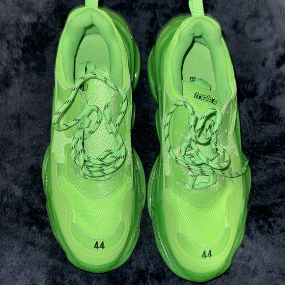 Balenciaga Triple S Neon Green size 44 - Picture 3 of 5